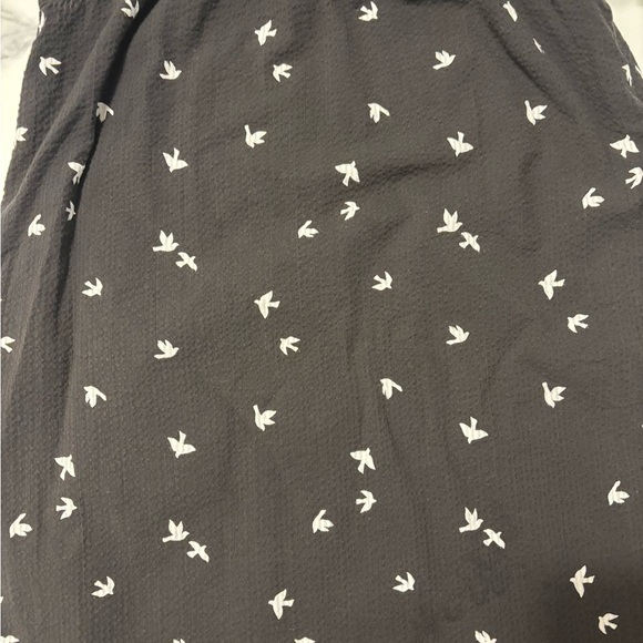 H&M Kids A-Line Black Dress with Bird Print - Picture 4 of 6